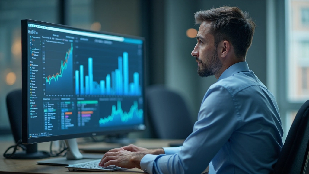 Визуализация данных с графиками и диаграммами на экране монитора